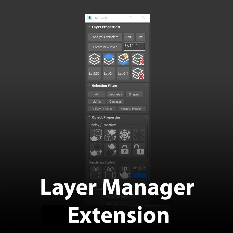 图层管理编辑工具(Archviztools Layer Manager V2.0)