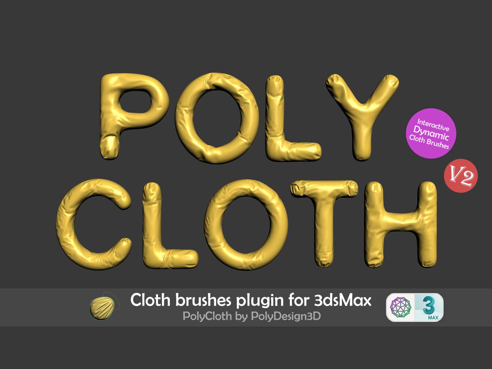 3DS MAX真实物理布料动画模拟插件(PolyCloth v2.07 for 3ds Max 2016-2025)