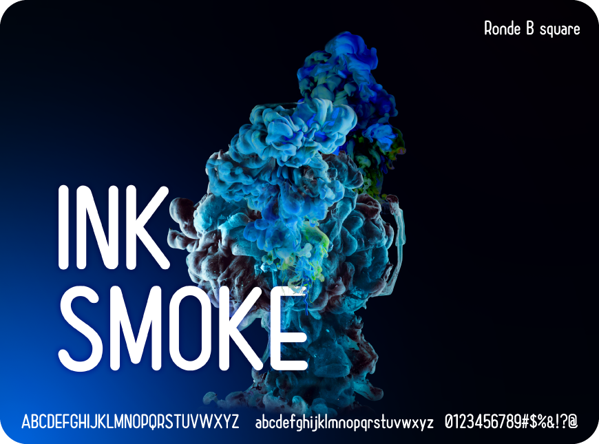 【廻想体B】基于廻想体改造的修长秀丽圆滑字型  第4张