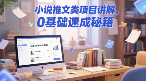 小说推文类项目讲解，0 基础速成秘籍  第1张