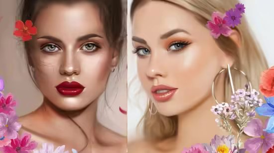 Digital Portraits in Photoshop: Draw & Paint Realistic Faces  第1张