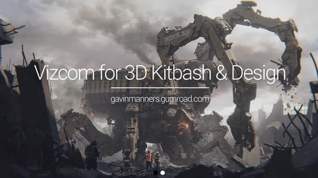 Gumroad – Vizcom for 3D Kitbash & Design  第1张