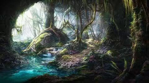 Creating A Fantastic Forest Concept Art In Photoshop  第1张