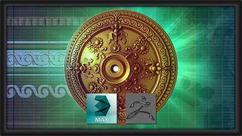 Digital Sculpting For Interior Decor With Zbrush And 3Ds Max  第1张