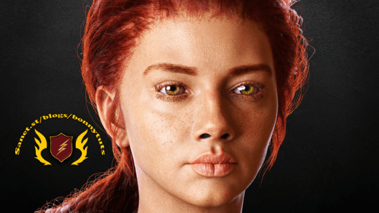 Realistic 3d Female Face  第1张