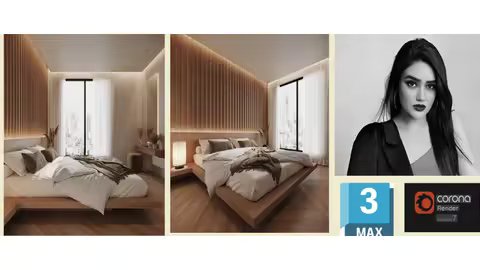 Bedroom Design & Rendering With 3Ds Max & Corona | Project”