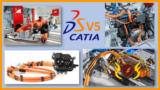 Catia V5 – Electric Vehicle High Voltage Harness Design  第1张