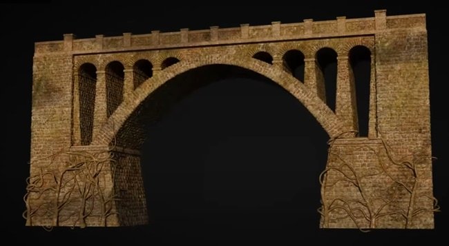 CGSide – Roman bridge Houdini modeling  第1张