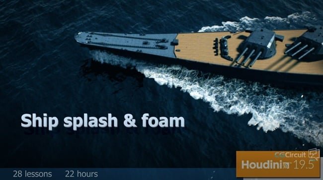 CGCircuit – Ship Splash and Foam