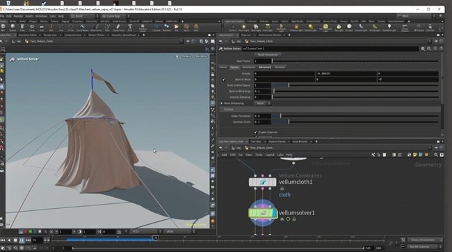 FXPHD – HOU235 – Houdini Vellum Workflow on The Battle for Bazoches