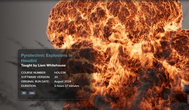 FXPHD – HOU236 – Pyrotechnic Explosions in Houdini