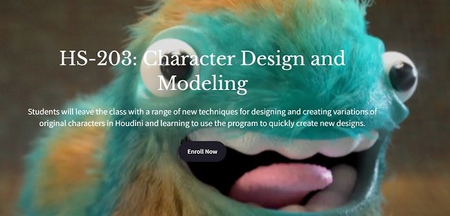 Houdini School – HS-203: Character Design and Modeling  第1张