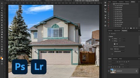 Batch Sky Replacements Photoshop Quick Course  第1张