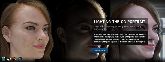 The Gnomon Workshop – Lighting the CG Portrait  第1张
