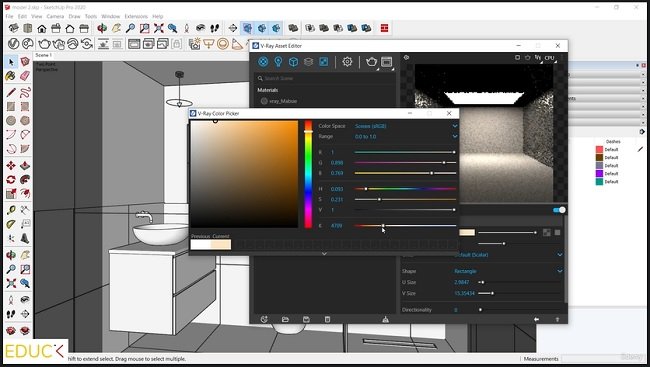 SketchUp V-Ray Visualization Course for Interior Design  第1张