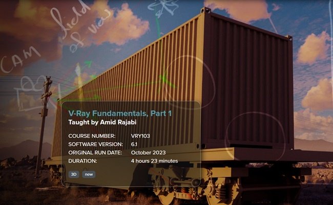 FXPHD – VRY103 – V-Ray Fundamentals Part 1