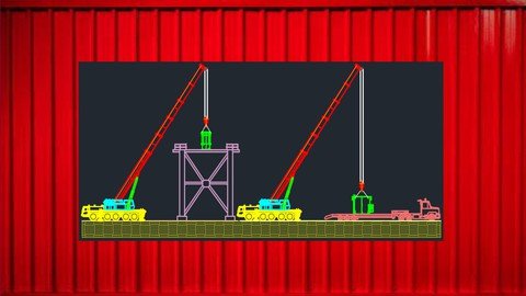 AutoCAD Crane Lifting Plan and Rigging Drawings 2016-2022  第1张