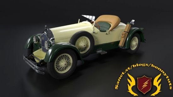 Create a Classic Speedster with Blender