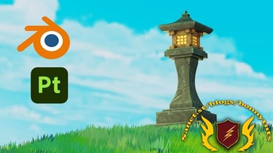 Learn Ghibli Style 3D Modeling and Texturing with Blender