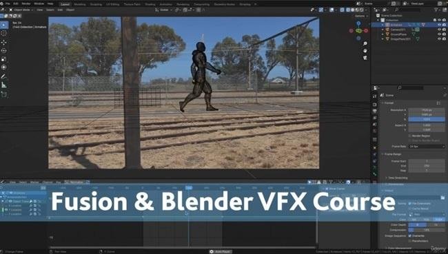 Fusion and Blender VFX Masterclass  第1张