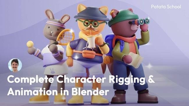 Patata School – Character rigging and animation in Blender  第1张