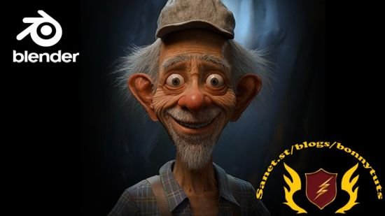 Old Stylized Character in Blender  第1张