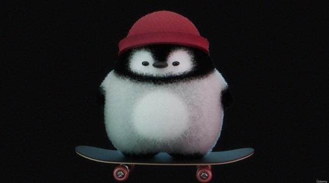 From Beginner to Pro in 3D Blender: Chubby Penguin on Skate