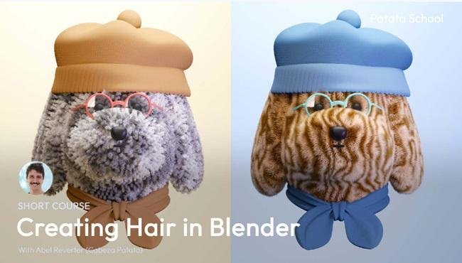 Patata – Creating Hair in Blender
