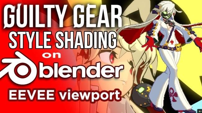 Gumroad – Guilty Gear Stylized shader in Blender’s Eevee  第1张