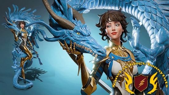 Dragon girl in Blender course  第1张