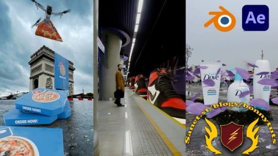 Beginner to pro: CGI or VFX Advertisement using blender