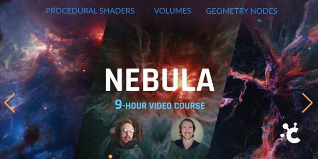 Blendermarket – Nebula: Learn Volumes, Geonodes & More (Eevee/Cycles)  第1张