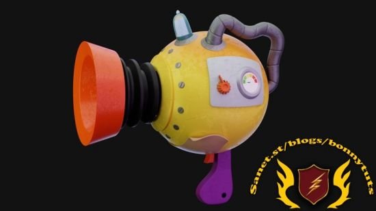 Create Stylized Gun for Games in 3D Blender