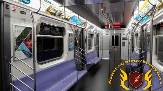 Blender Subway Interior Modeling  第1张