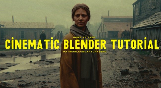 Artstation – Cinematic Blender Tutorial: Home At Last by Leo Avero