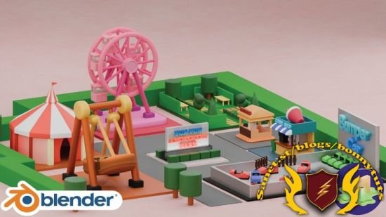 Blender : Amusement Park  第1张