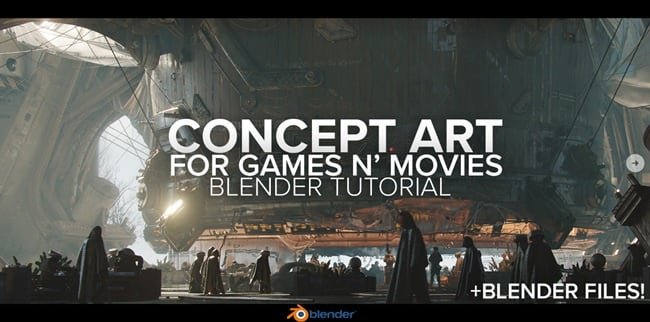Artstation – Concept Art for Games N’ Movies in Blender
