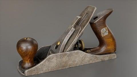 Handplane 3D Hero Prop Asset Aaa-Quality