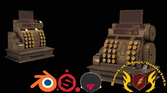 Creating a Cash Register in Blender and Substance Painter