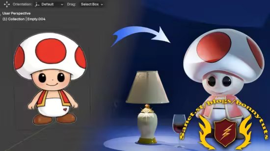 Turn 2D Images into 3D Models in Blender for Beginners