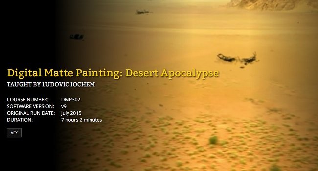 FXPHD – DMP302 Digital Matte Painting Desert Apocalypse  第1张