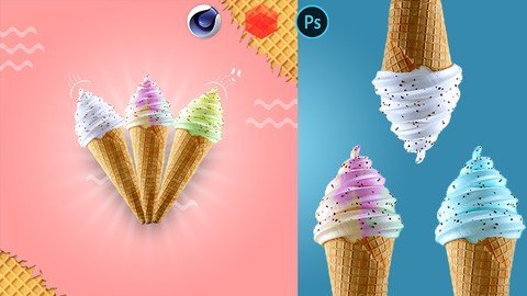 Cinema 4D Masterclass Creating Ice Cream Product  第1张