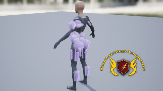 Soft body in Unreal Engine by Character Creator 3 + Blender  第1张