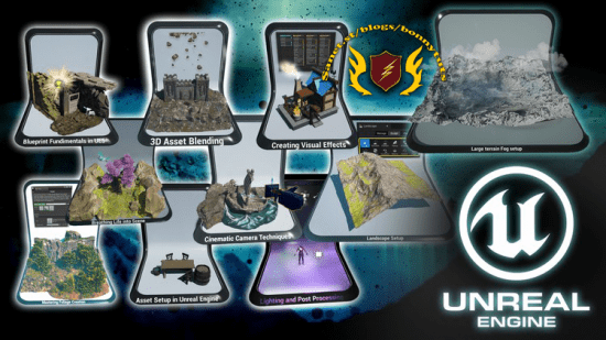 Creating Stunning Environments in UE5 A Game Artist Bootcamp  第1张