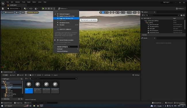 Unreal Engine 5.1: Advanced Landscape creation  第1张