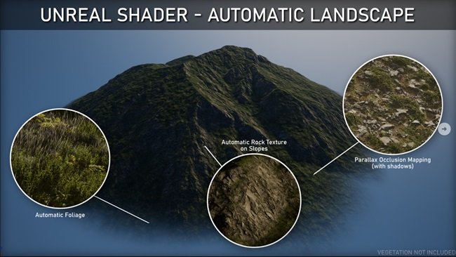 Artstation – Unreal Shader : Automatic Landscape  第1张