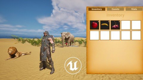 Unreal Engine 5 Blueprints: Inventory, Quests And Char Stats  第1张