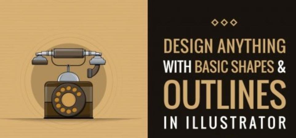 Designing with Basic Shapes and Outlines in Adobe Illustrator  第1张