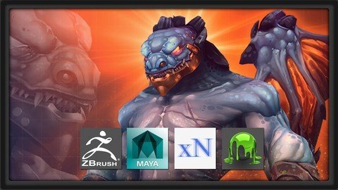 Learn To Digitally Paint And Texture A Stylized Creature  第1张