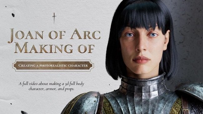 Wingfox – Creating a Photorealistic Character Joan of Arc with Mike Hong  第1张
